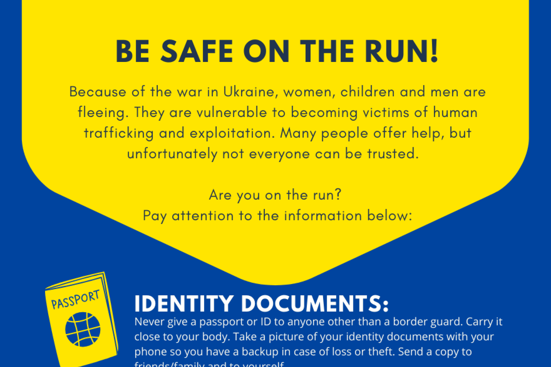 Be safe on the run